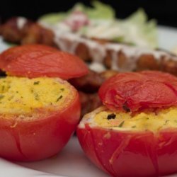 Tomatoes With a Polenta Filling recipe