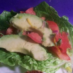 Avocado Salad With Tomato Relish recipe