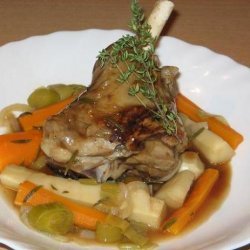 Gigot a La Cuillère - French Slow Cooked Spoon Lamb recipe