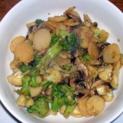 Stir-Fried Mushrooms and Broccoli recipe