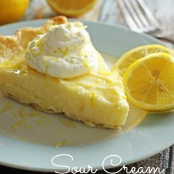 Lemon Sour Cream Pie recipe