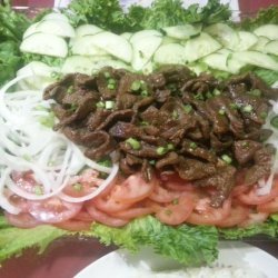 Elephant Walks Loc Lac (Cambodian Beef With Lime Dipping Sauce) recipe