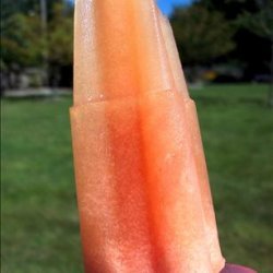 Watermelon-orange Popsicles recipe