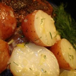 Lemon & Garlic Buttered Potatoes recipe
