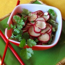 Chinese Quick Pickled Radish Salad With Garlic recipe