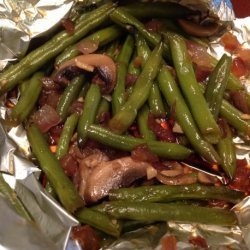 Asian Grilled Green Beans recipe