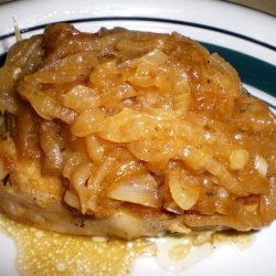 Pork Chops Smothered in Caramelized Onions recipe