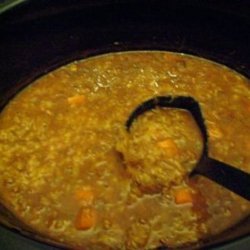 Spicy Ground Beef and Vegetable Soup recipe