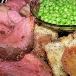 Herb Rubbed Bison Sirlion Tip Roast recipe