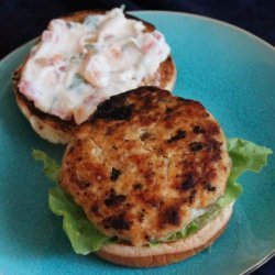 Salmon Burgers With Tartar Mayonnaise recipe