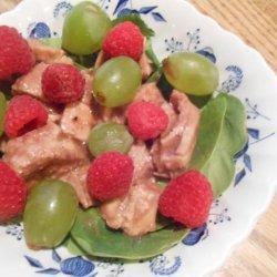 Raspberry Chicken Lettuce Wraps recipe