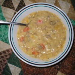 Cheeseburger Chowder from  Cooking Live  recipe