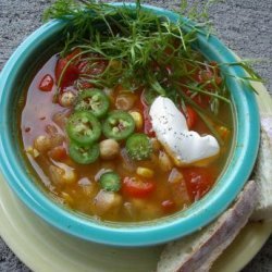 Spicy Garbanzo Soup recipe