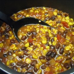 Roasted Corn and Black Bean Chili recipe