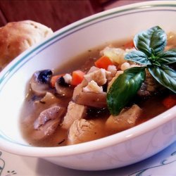 Chicken and Barley Soup recipe