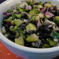 Cool Cucumber and Black Bean Summer Salad recipe