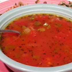 Creole Tomato Soup (Low Fat) recipe