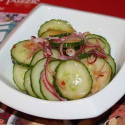 Cucumber Salad With Thai Vinagerette Dressing recipe
