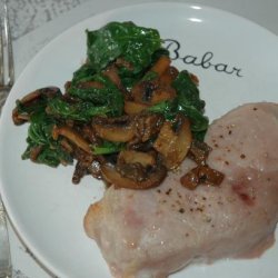 Mushroom and Spinach Side Dish recipe