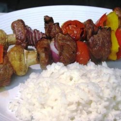 Teriyaki Beef Kabobs recipe