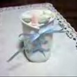 Dixie Cup Booties--Baby Shower Favors recipe