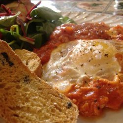Tasty Tomato Fried Eggs recipe