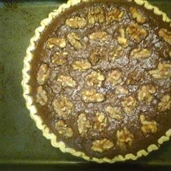 Walnut Brownie Pie recipe