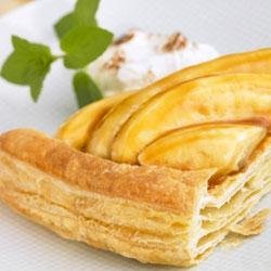 Bananas Foster over Puff Pastry recipe