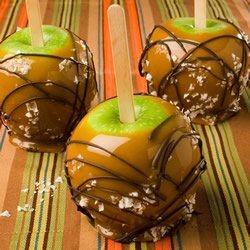 Sweet and Salty Caramel Apples recipe