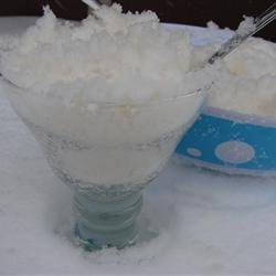Snow Pudding recipe