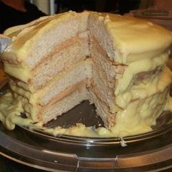 Gold and Silver Cake recipe