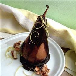 Pears in Chocolate Sauce recipe