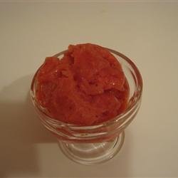 Peach and Strawberry Sorbet recipe