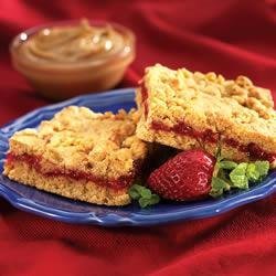 Peanut Butter and Jelly Oat Bars recipe