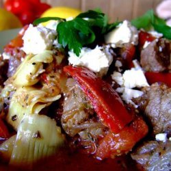 Grecian Lamb With Vegetables recipe