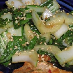 Stir-Fried Sesame Bok Choy recipe