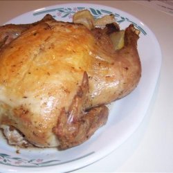 Roast Chicken With Rosemary Lemon Salt recipe