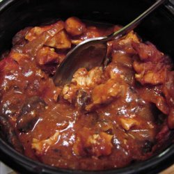 Crock Pot Chicken Stew With Mushrooms recipe