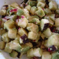 Eggplant (Aubergine) & Avocado Salad recipe