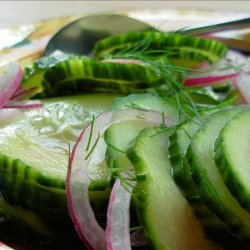Sunday Afternoon Tea Quick Pickled Cucumber and Onion recipe