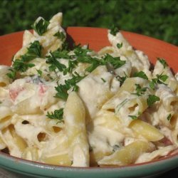 Penne with Three Cheeses recipe
