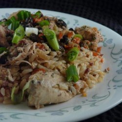 Crock Pot Tangy Chicken and Black Beans recipe