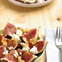 Fresh Fig and Feta Salad With Toasted Walnuts recipe