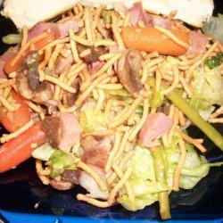 Asian-Style Ham Noodle Salad—what to Do With Ham Leftovers recipe