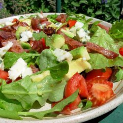 Spinach Salad with Blue Cheese and Bacon recipe