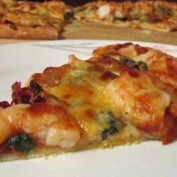 All American Ranch Spinach Shrimp Pizza #RSC recipe