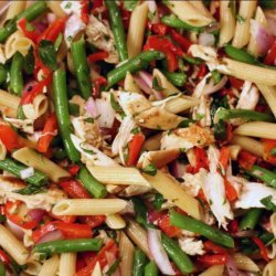 Chicken-Penne Salad with Green Beans recipe