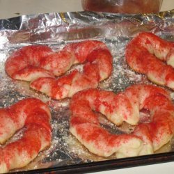 Valentine Heart Breadsticks recipe