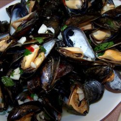 Steamed Garlic and Herb Mussels recipe