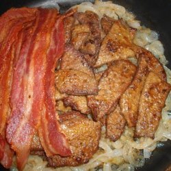 Beef or Pork Liver, With Bacon and Onions (For 2 People) recipe